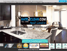 Tablet Screenshot of hate2clean.com